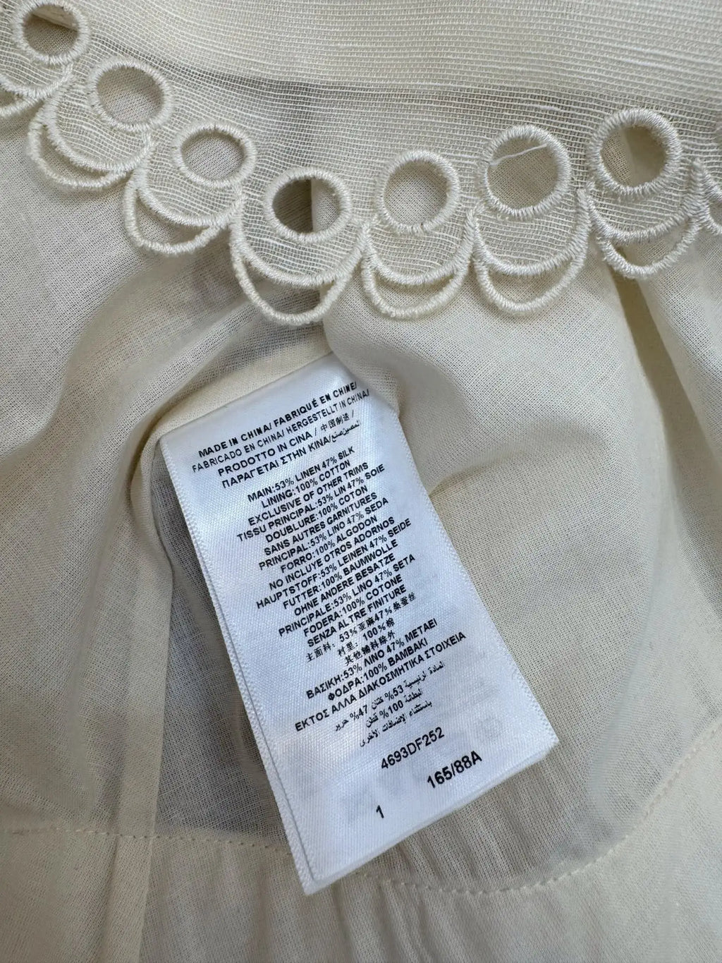 Silk Linen Women New Lace Long Puff Sleeve Floral Printing Mini Dress Bohemian Vintage High Quality Spring V-Neck Chic Elegant