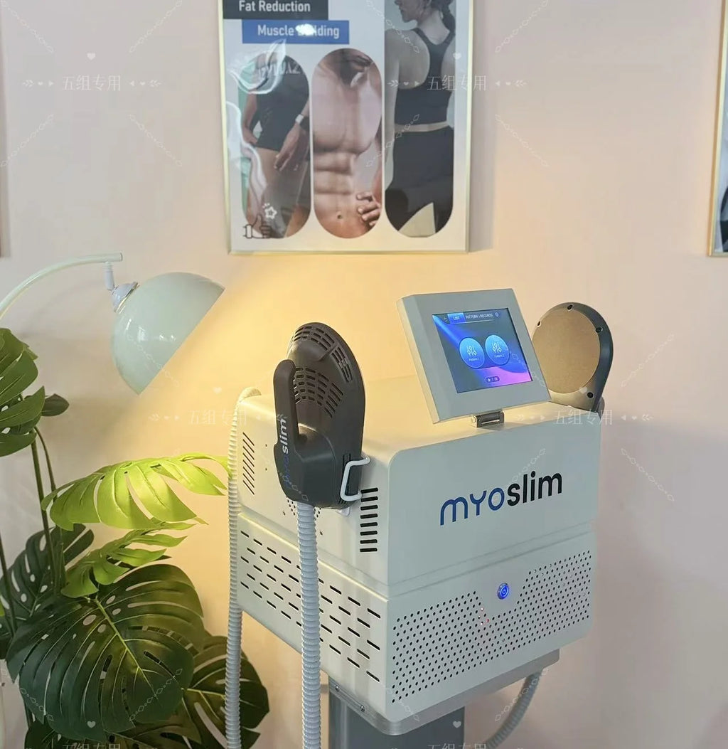 Portable HIEMT 6500W RF 15T 200HZ Body Shaper Muscle Growth Fat Burning High Intensity Electromagnetic Stimulator