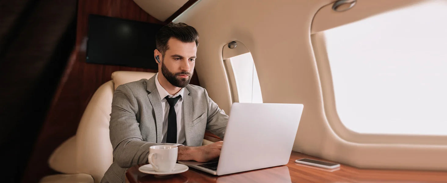 Wooask [M3] Translator Earbuds, Two-Way Offline Language Translator Device, 98% Accuracy ,NO WiFi Need,for Travel Business