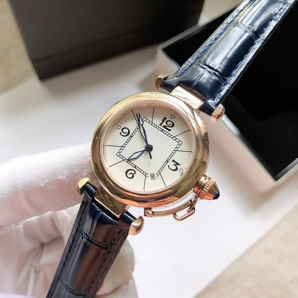 New Luxury Women Watch Top Brand Sport Chronograph Watches for Female Luminous Waterproof Wrist Watch Stainless Steel Clock