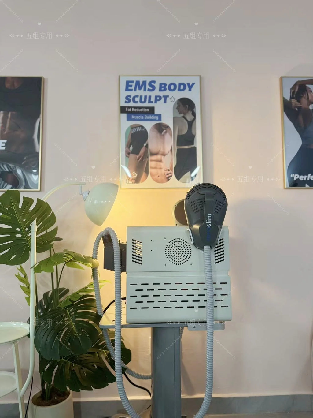 Portable HIEMT 6500W RF 15T 200HZ Body Shaper Muscle Growth Fat Burning High Intensity Electromagnetic Stimulator