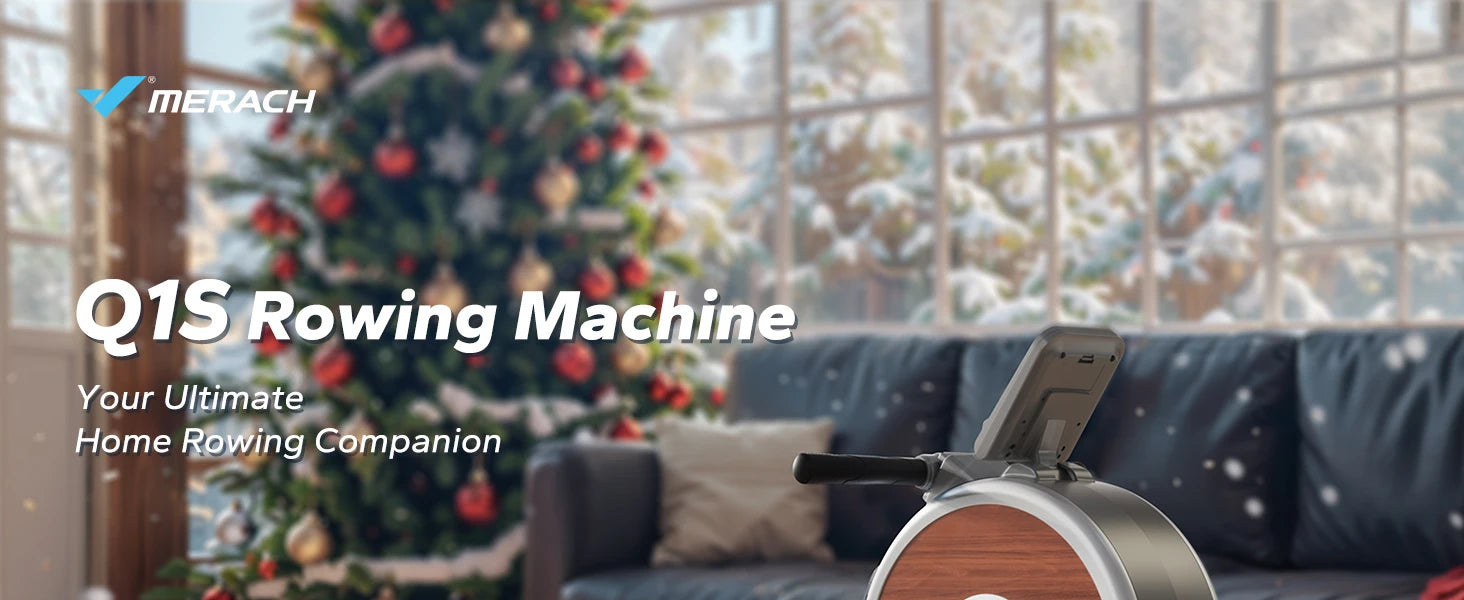 MERACH Rowing Machine Magnetic Rower Machine for Home 16 Levels Quiet Resistance Dual Slide Rail Max 350lb Weight Capacity  R02