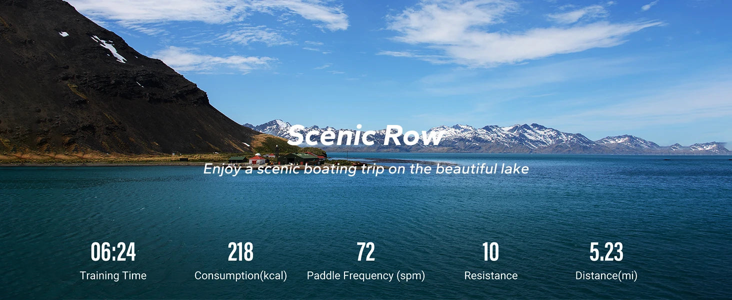 MERACH Rowing Machine Magnetic Rower Machine for Home 16 Levels Quiet Resistance Dual Slide Rail Max 350lb Weight Capacity  R02