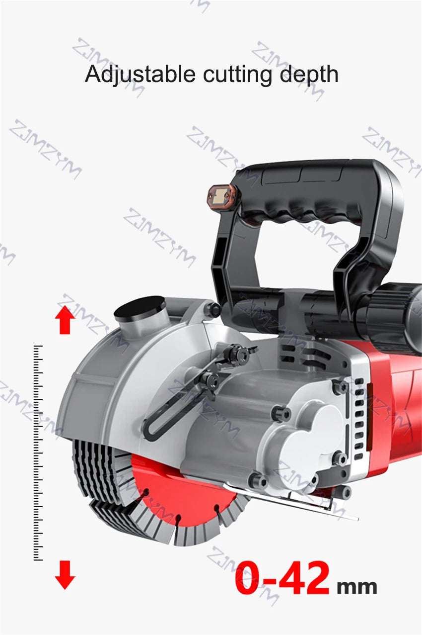 KCJ-001 220V Electric Wall Chaser Handheld Laser Slotting Machine Brick Wall Cutting Machine Concrete Groove Slotting Machine
