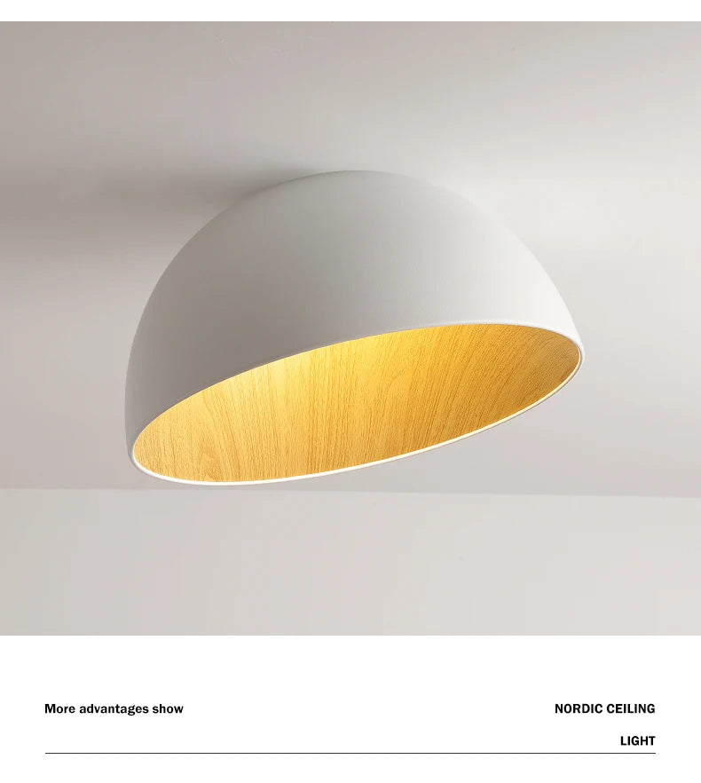 Nordic Wooden Ceiling Chandelier Modern Duo Ceiling Light For Hall Living Room Balcony Restaurant Creative Inclined Ceiling Lamp