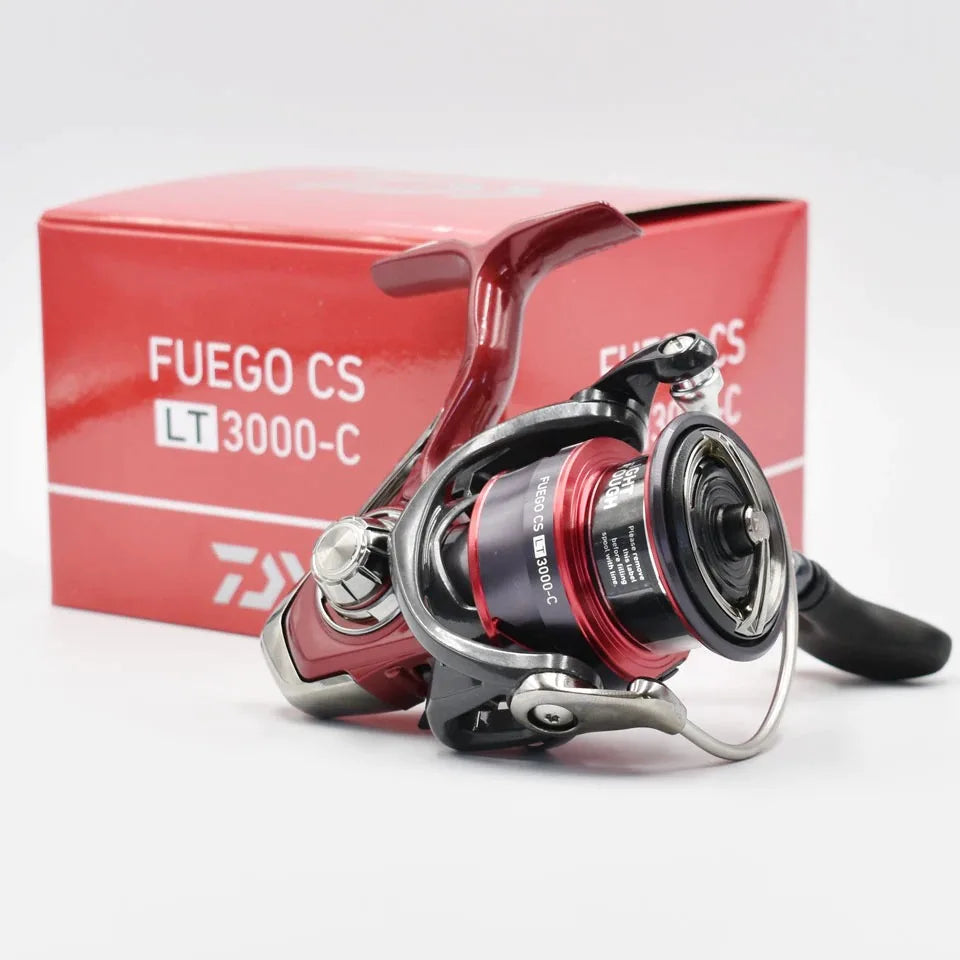 Original 2021 DAIWA Fishing Spinning Reel FUEGO CS LT 1000-6000 Fishing Reels  5.3:1/6.2:1 MAGSEALED Air Rotor Saltwater Reels