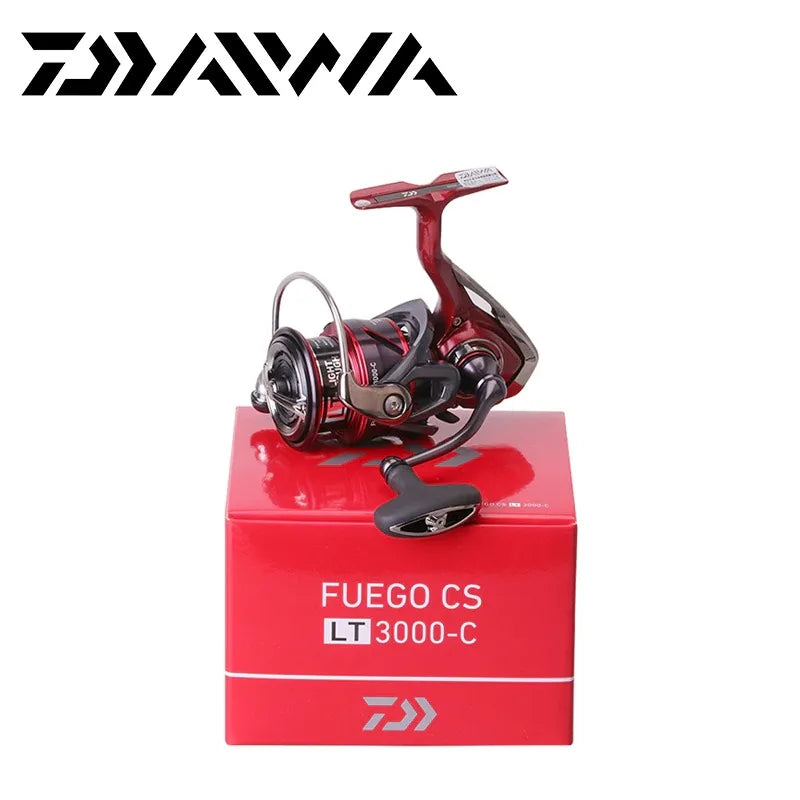 Original 2021 DAIWA Fishing Spinning Reel FUEGO CS LT 1000-6000 Fishing Reels  5.3:1/6.2:1 MAGSEALED Air Rotor Saltwater Reels
