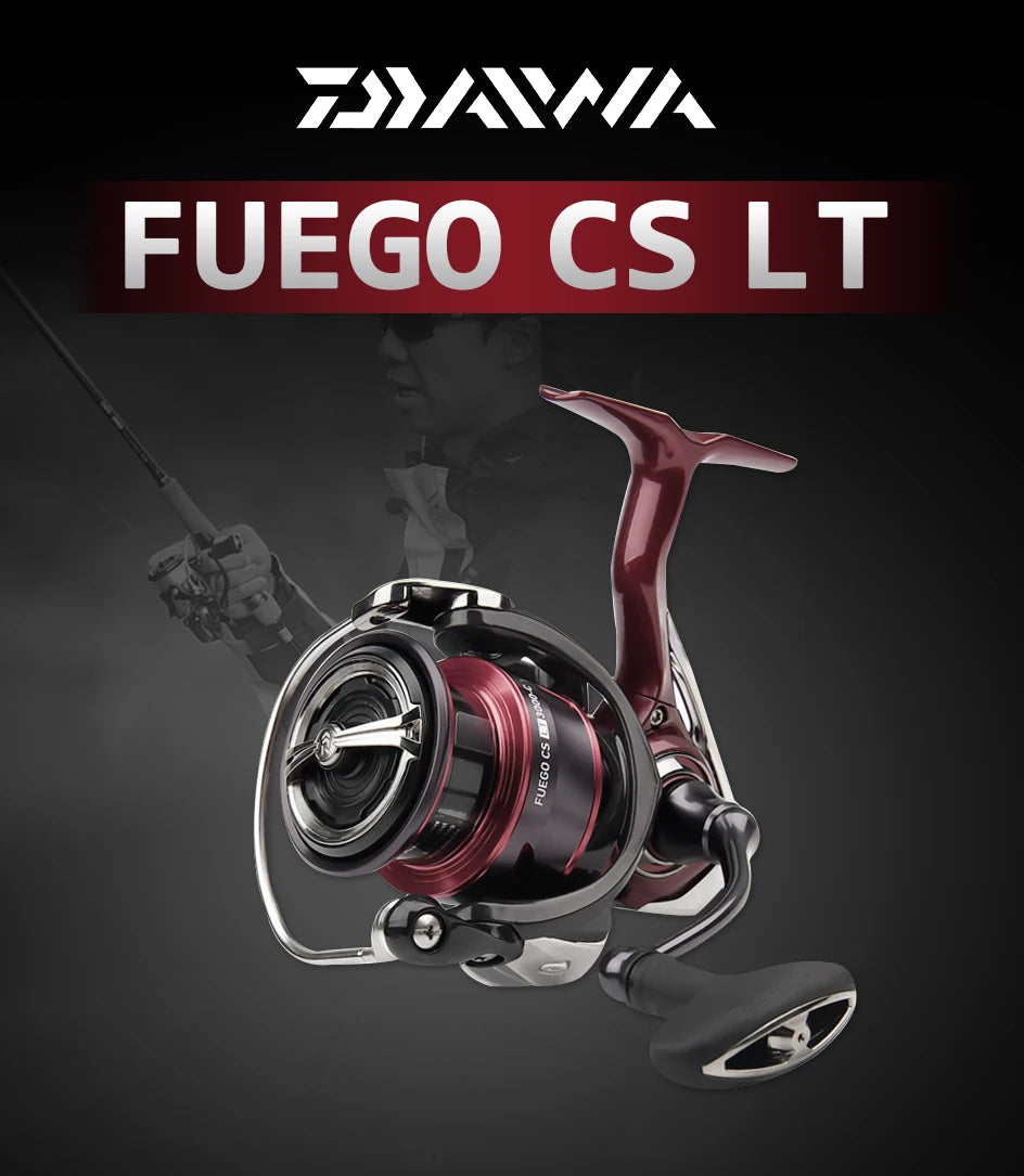 Original 2021 DAIWA Fishing Spinning Reel FUEGO CS LT 1000-6000 Fishing Reels  5.3:1/6.2:1 MAGSEALED Air Rotor Saltwater Reels
