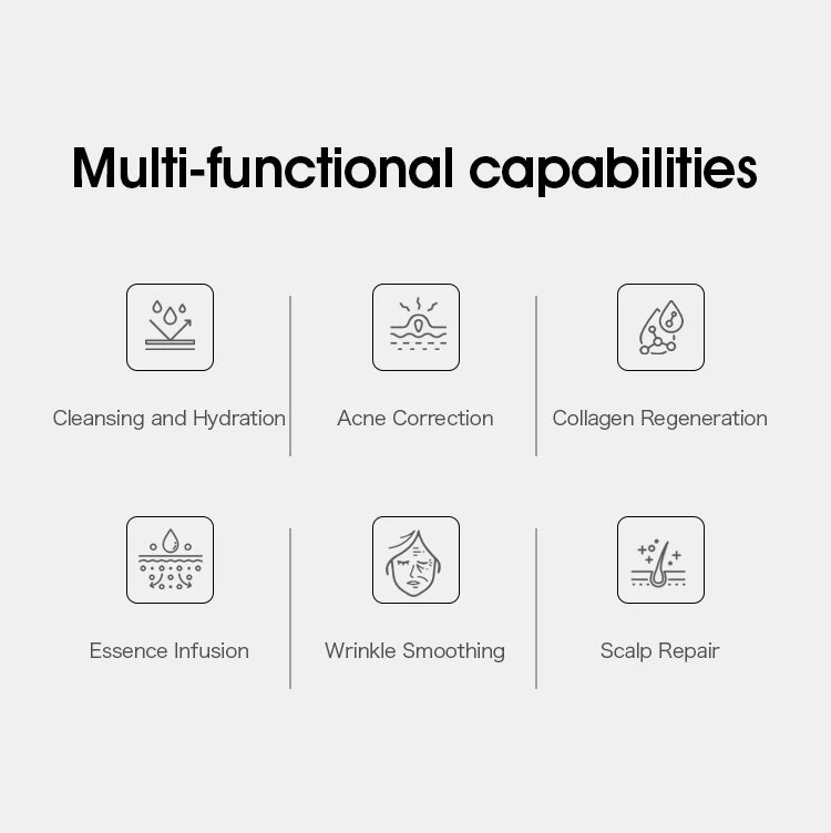 Hot Selling 11 in 1 Facial Cleaning Firming Skin Cold Hammer Acne Treatment Facial Treatment Aqua Peeling Skin Care Equipment