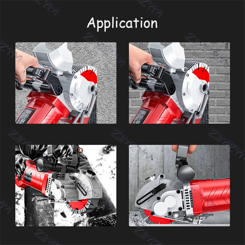 KCJ-001 220V Electric Wall Chaser Handheld Laser Slotting Machine Brick Wall Cutting Machine Concrete Groove Slotting Machine