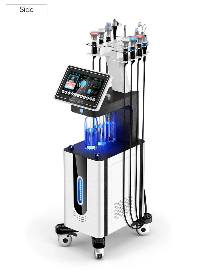 Hot Selling 11 in 1 Facial Cleaning Firming Skin Cold Hammer Acne Treatment Facial Treatment Aqua Peeling Skin Care Equipment