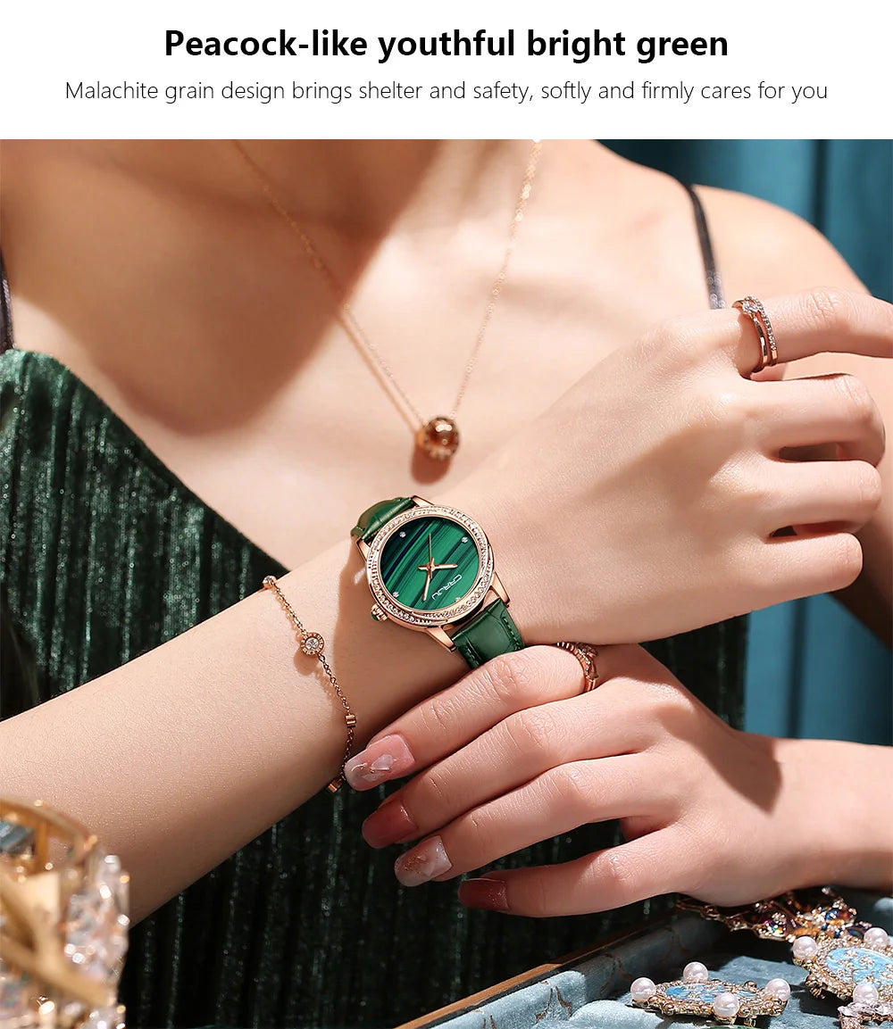 CRRJU New Women Watches Top Brand Luxury Wrist watch relogio feminino Clock for Women Leather Ladies Quartz Ladies Wristwatch