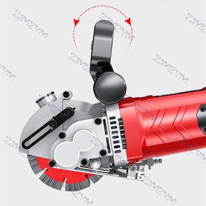 KCJ-001 220V Electric Wall Chaser Handheld Laser Slotting Machine Brick Wall Cutting Machine Concrete Groove Slotting Machine