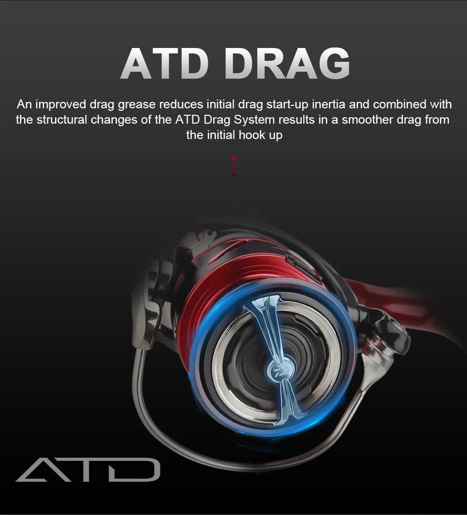 Original 2021 DAIWA Fishing Spinning Reel FUEGO CS LT 1000-6000 Fishing Reels  5.3:1/6.2:1 MAGSEALED Air Rotor Saltwater Reels