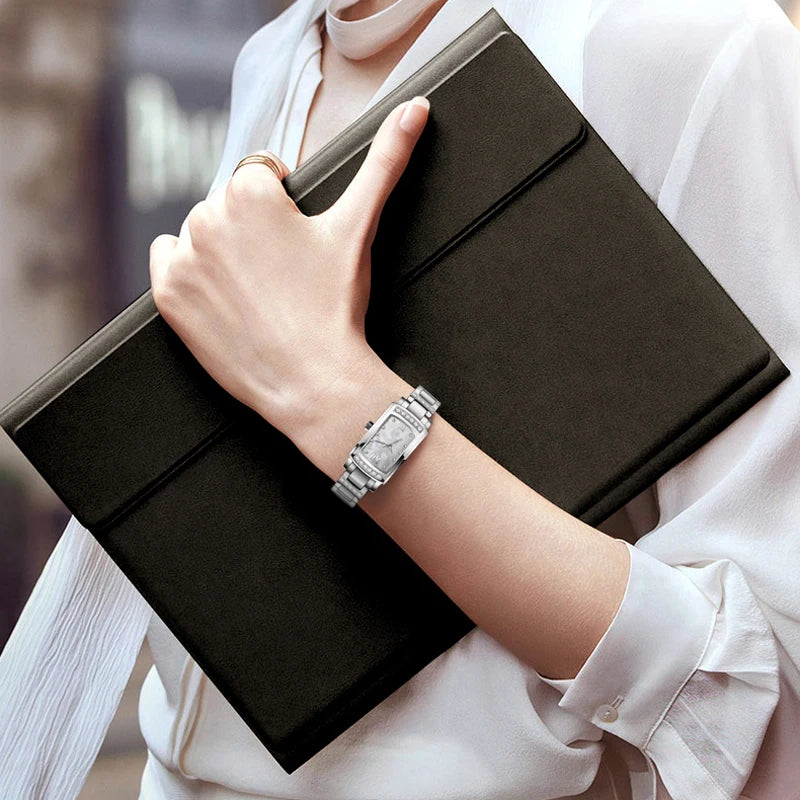 LOBINNI Women Watches Luxury Crystal Rhinestone Quartz Watch for Ladies Romantic Gift Waterproof Clock