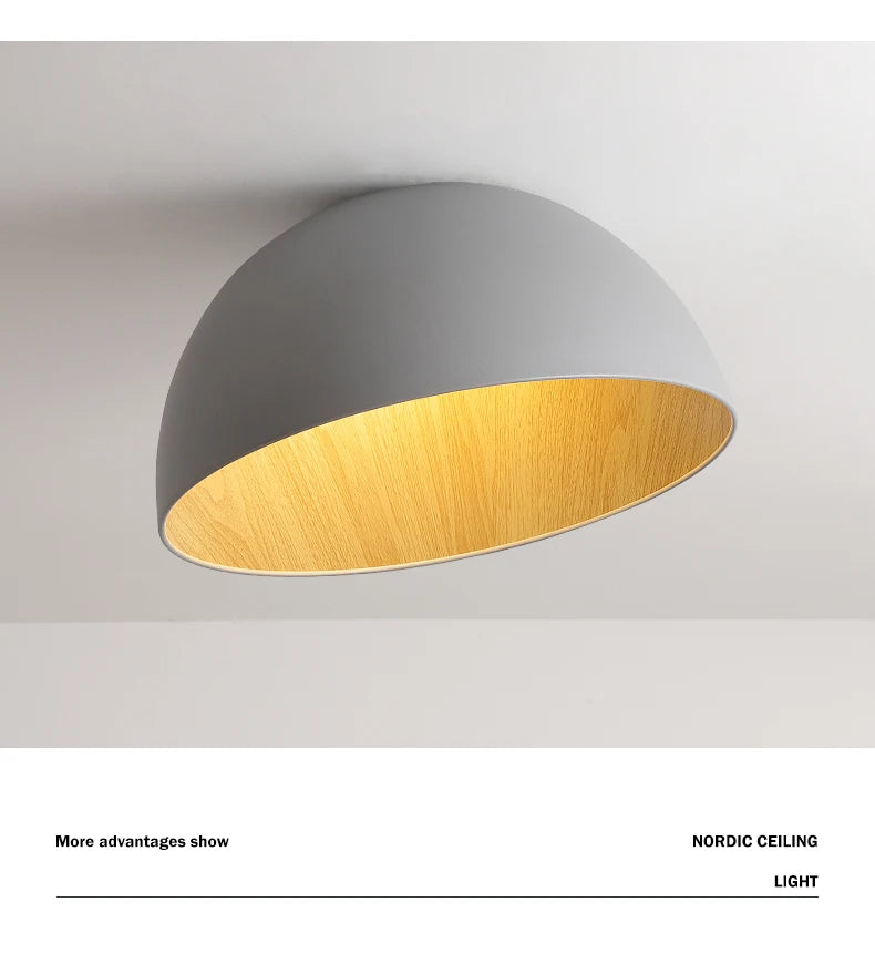 Nordic Wooden Ceiling Chandelier Modern Duo Ceiling Light For Hall Living Room Balcony Restaurant Creative Inclined Ceiling Lamp