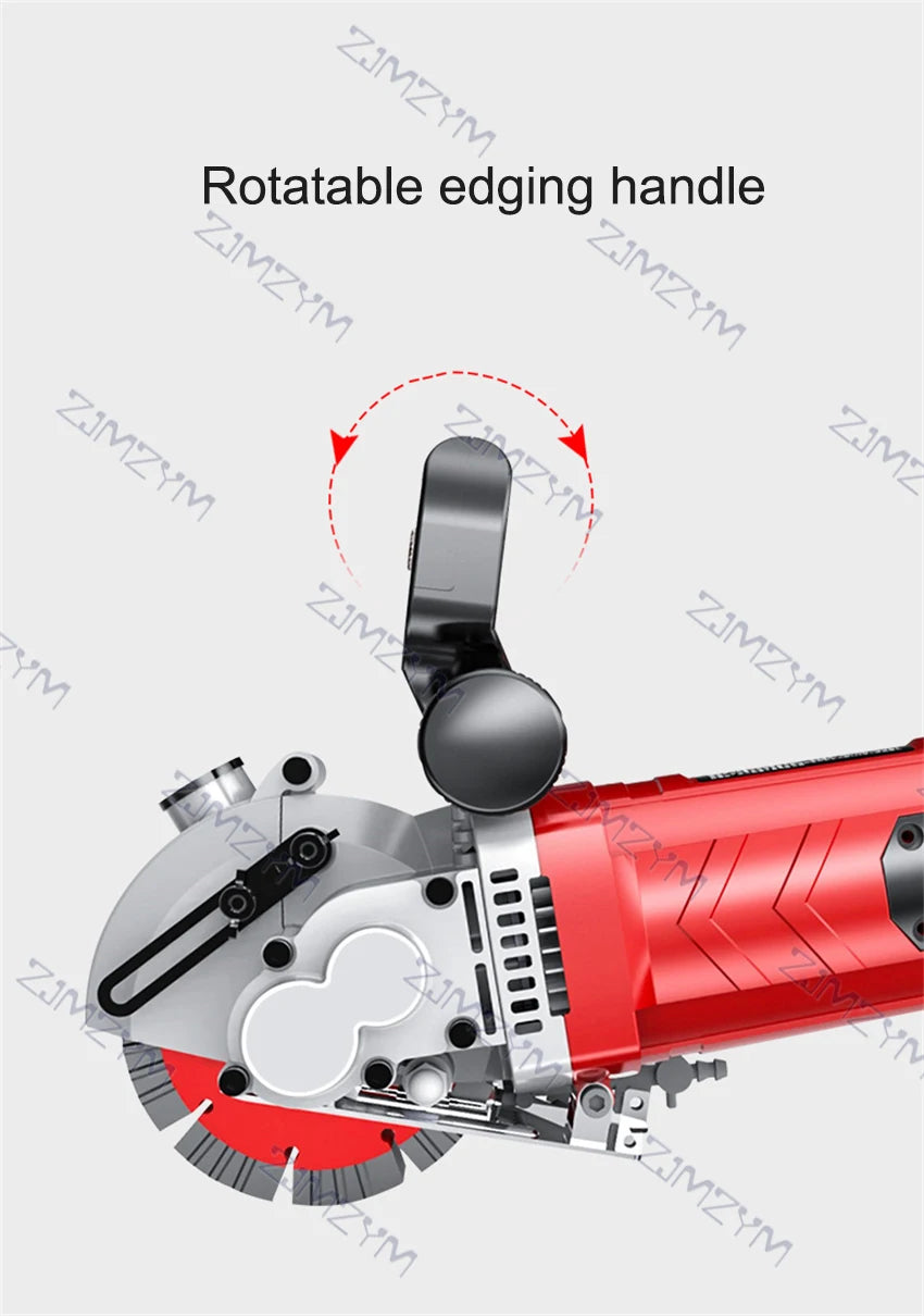 KCJ-001 220V Electric Wall Chaser Handheld Laser Slotting Machine Brick Wall Cutting Machine Concrete Groove Slotting Machine