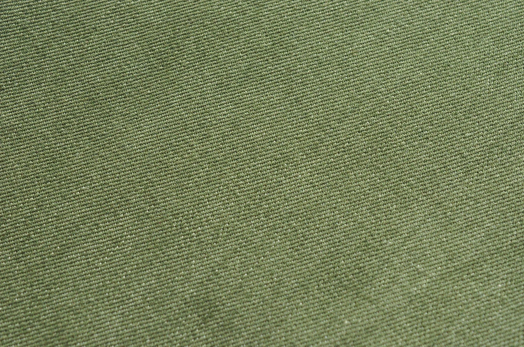 Saucezhan Men Jeans Vulcanization Olive Green 107 Selvedge Denim Jeans Men washed  Slim Fit 14 Oz  Zipper Fly