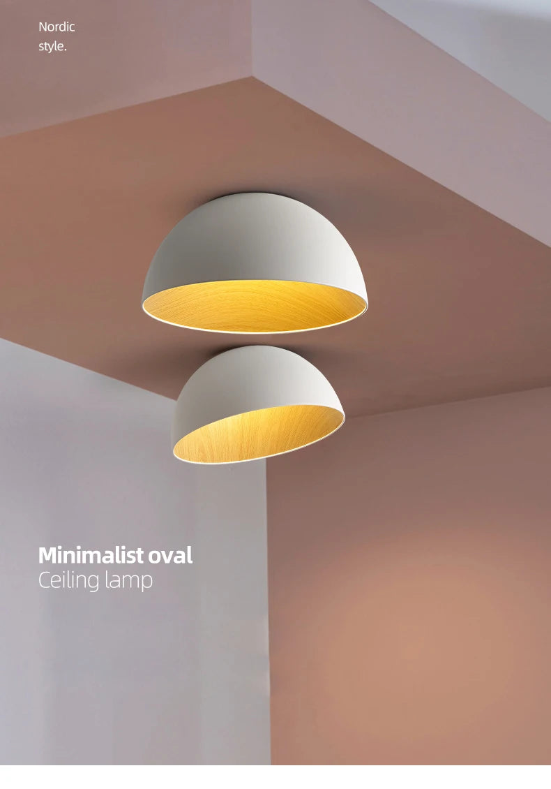 Nordic Wooden Ceiling Chandelier Modern Duo Ceiling Light For Hall Living Room Balcony Restaurant Creative Inclined Ceiling Lamp