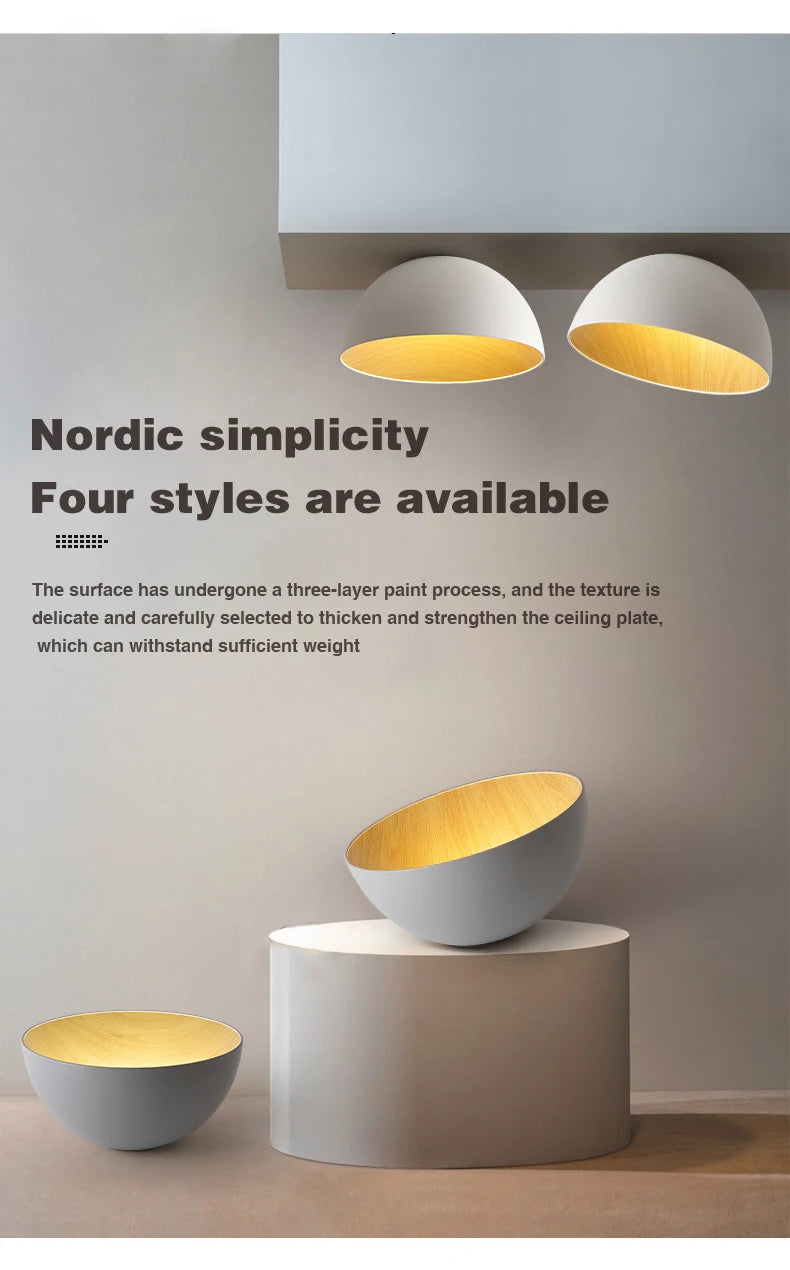 Nordic Wooden Ceiling Chandelier Modern Duo Ceiling Light For Hall Living Room Balcony Restaurant Creative Inclined Ceiling Lamp