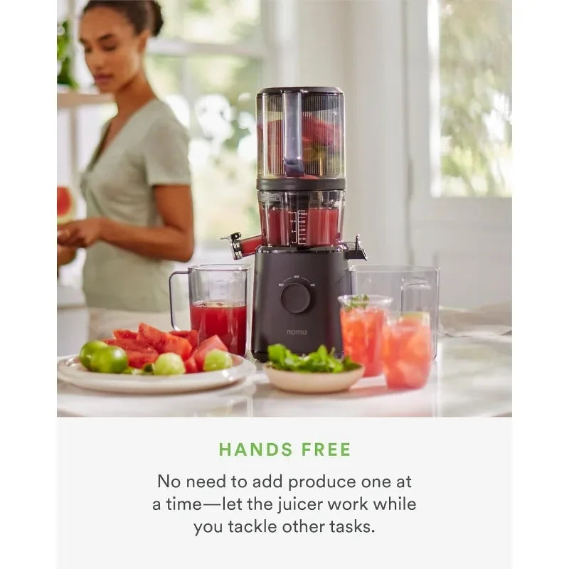 Authenticity guarantee.J2 Cold Press Juicer – Self Feeding for Hands-Free Operation with Wide Mouth Hopper for Whole Recipe Load