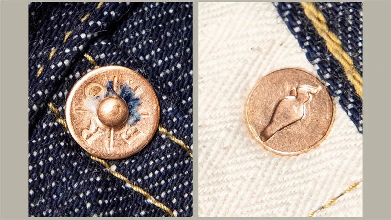 Red Tornado S1000XX WWII Model Wide Straight Jeans One Wash 14oz Selvedge Denim