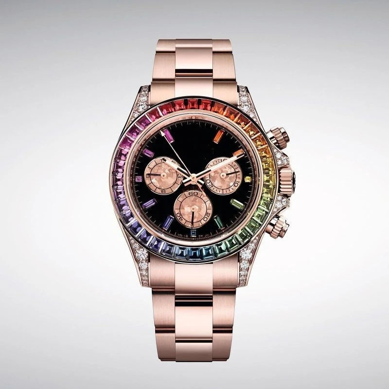 2025 AAA Grade High Quality Mens Watch Full Stainless Steel Automatic Mechanical Movement Multi Function Luxury Wristwatch Top