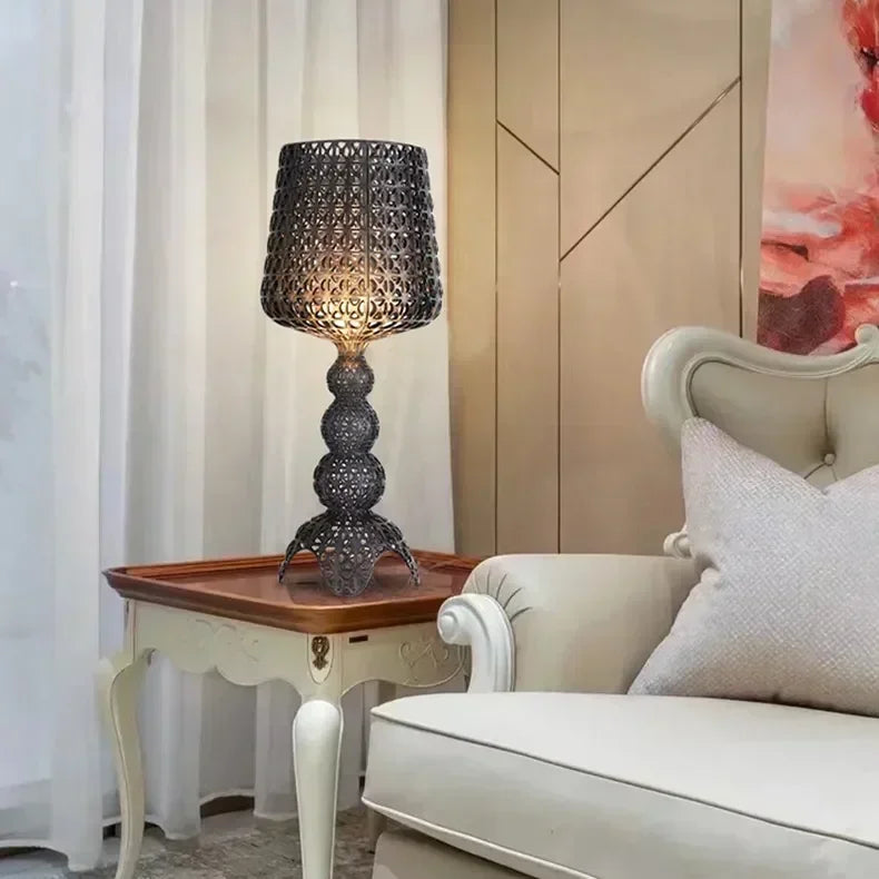 Italian designer's creative hollowed out floor lamp with living room feel, bedroom sofa decoration, atmosphere light
