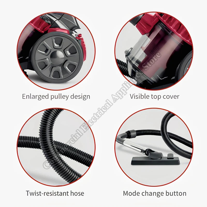 Vacuum Cleaner Multifunctional Household Wired Carpet High Power Dust Cleaner Dust Collector Dust Removal