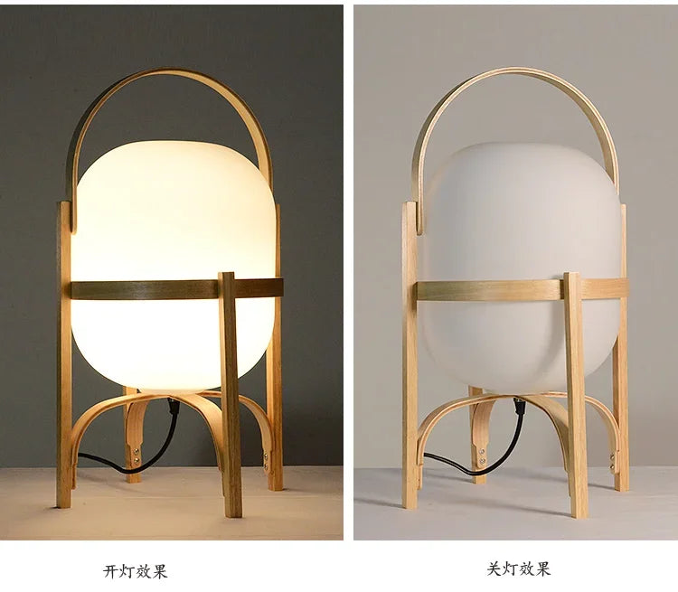 Cole Cestita Floor Lamp Art Modern Simple Led Wood Light Living Room Study Bedroom Bedside Lamp Home Restaurant Decoration Light