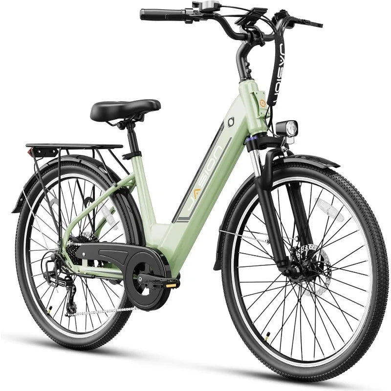 Roamer ST Electric Bike for Adults, 1200W Peak Motor Max 62miles & 28MPH City Cruiser Ebike,26'' Commuter Ebike, 528WH Re