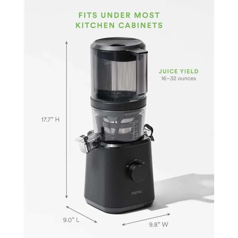 Authenticity guarantee.J2 Cold Press Juicer – Self Feeding for Hands-Free Operation with Wide Mouth Hopper for Whole Recipe Load