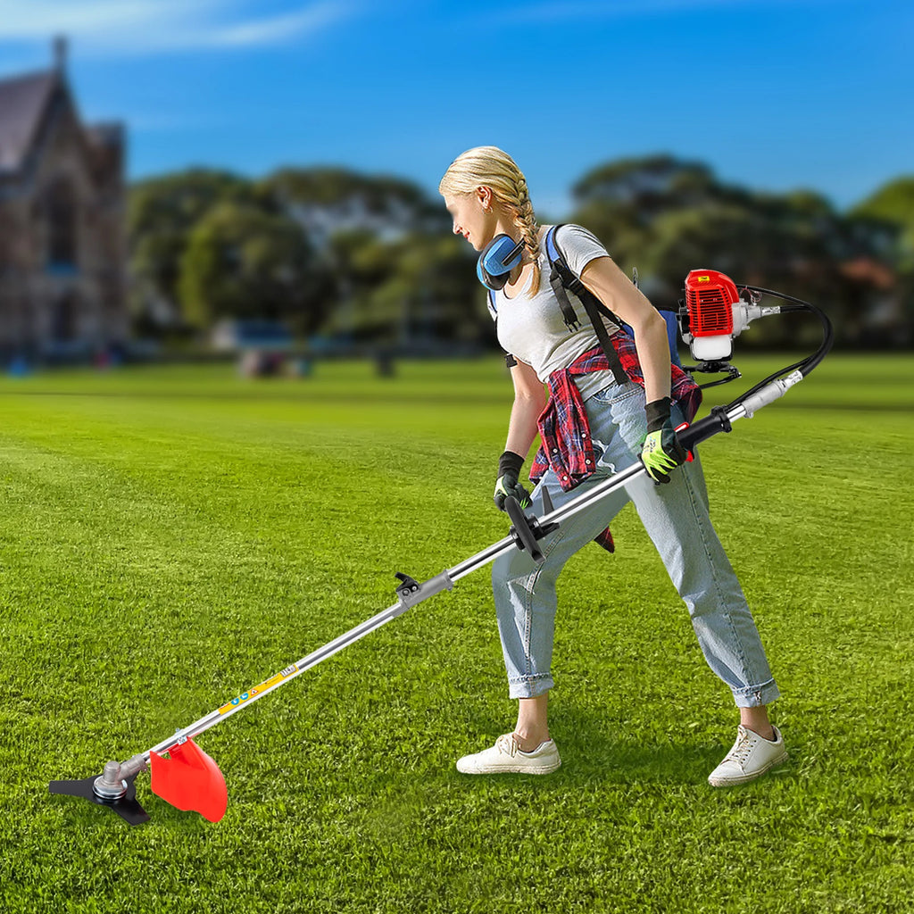 Powerful 52cc 4 in 1 Multi Functional Trimming Tools Gas Hedge Trimmer Weed Eater String Trimmer  Brush Cutter Pole Saw