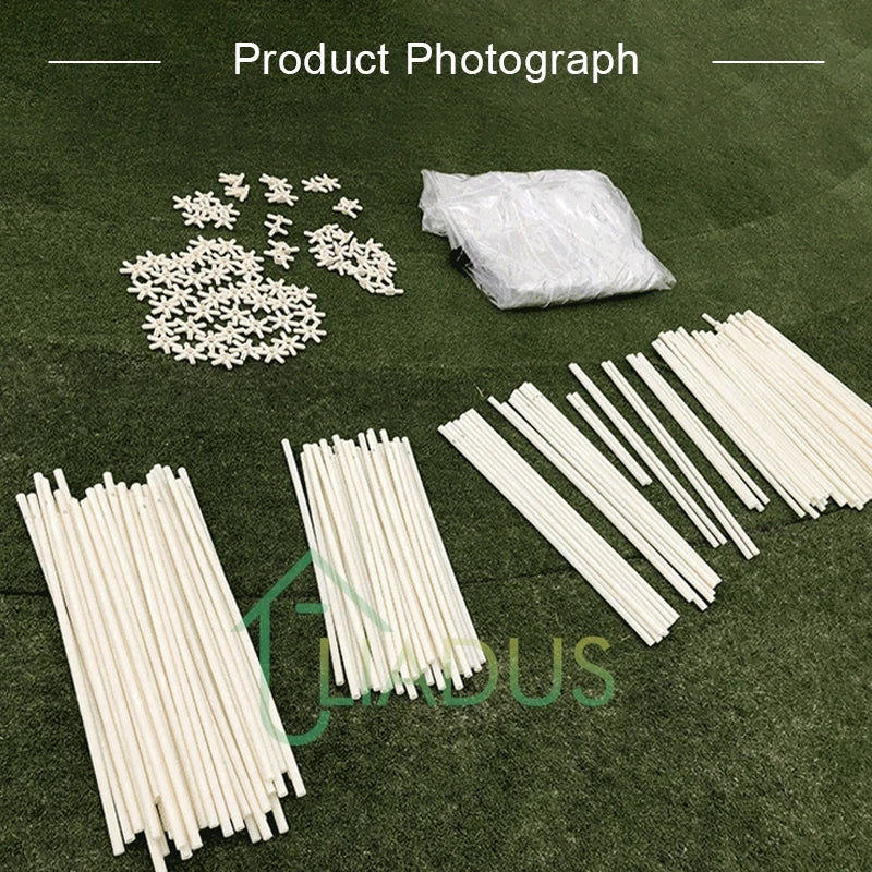 Transparent Starry Sky Tent, Eco-Friendly Material, Windproof, Waterproof, UV Resistant, Spacious for 6-8 People, Easy Assembly