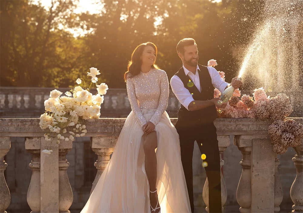 Contessa Dubai customized Beaded Trumpet Prom Dresses Sleeveless vestidos de noche Sweetheart Neck Formal Evening 2025