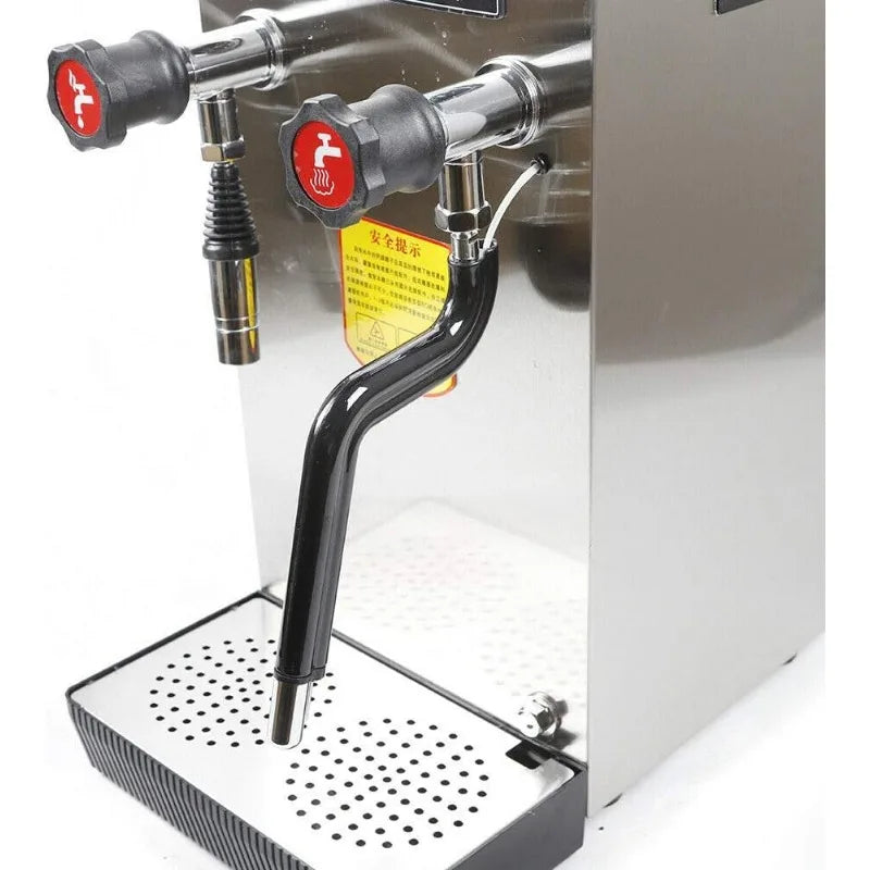 Commercial Multifunctional Milk Frother,8l Automatic Steam Boiling Water Frother Stainless Steel Steam Frother