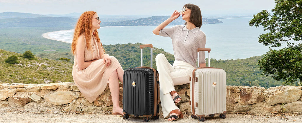 PP Hard Shell Lightweight Durable Luggage Sets, Travel Suitcase with Duffel Bag and Toiletry Bag, TSA Lock, Spinner Wheels