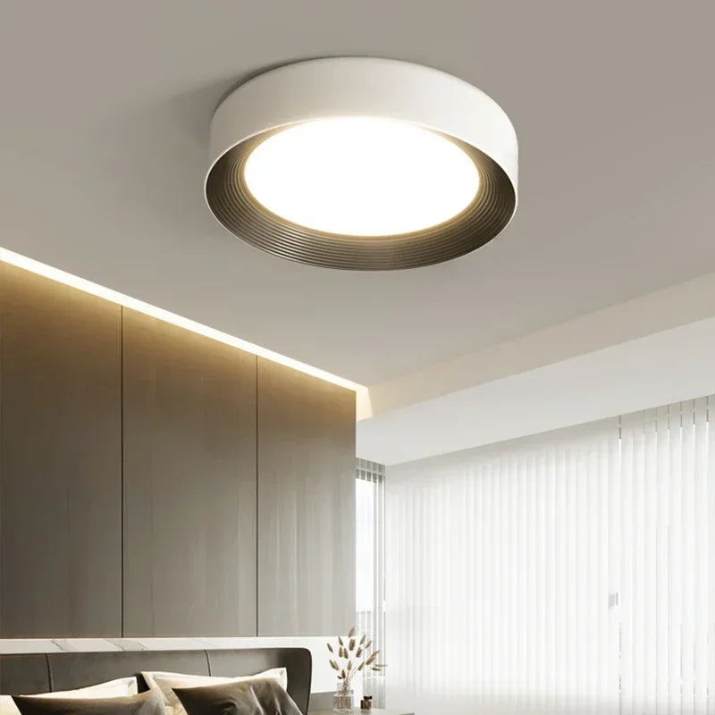 Modern LED Ceiling Lights Square Circular Shape Dimmable Ceiling Lamps Bedroom Balcony Aisle Home Indoor Lighting Ceiling Lights