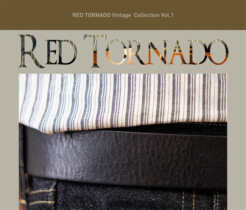 Red Tornado Lot 601B Black Jeans Straight Fit 14.5oz Selvedge Denim Pants Rinsed