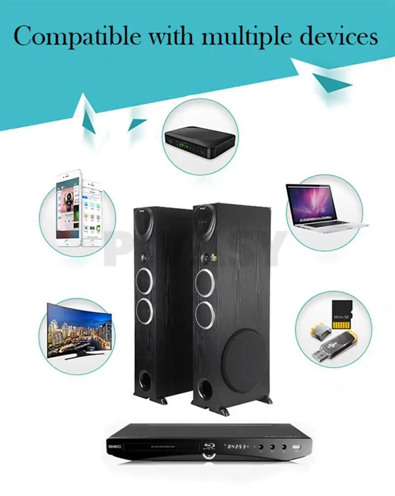 10 Inch Active Sound Box 200W Bluetooth Speakers 3-Way Audio USB SD FM AUX with Remote Control For HiFi Home Theater DJ Studios