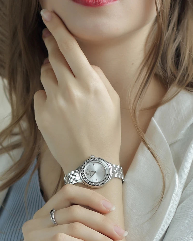 KINROS Women's pulsera Watch Accessories Elegant Luxury Diamonds, Free Shipping, Best Selling 2023, Gift, Sapphire Waterproof