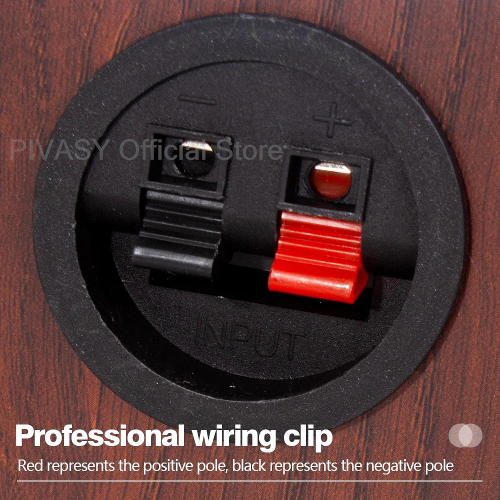 5 inch Passive Speakers 50W Sound Box 88dB Sensitivity Bookshelf Speaker 4-8ohm Monitor Audio XLR Input For Desktop Home Theater