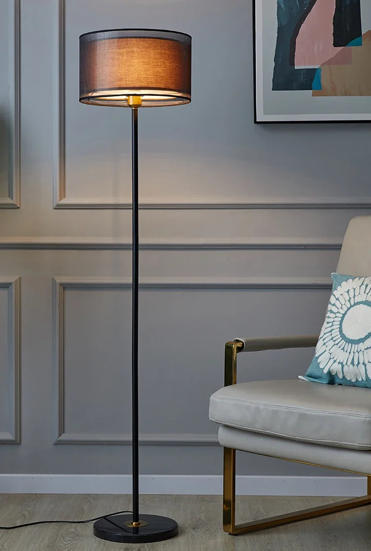 Nordic Creative Led Floor Lamp Simple Modern Home Deco Bedroom Bedside Ligths for Living Room Sofa Remote Control Vertical Lamp