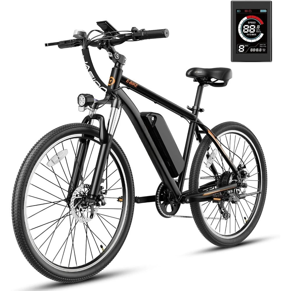 outdoors Bike-EB5 Electric Bike for Adults with Peak 750W Brushless Motor,40Miles 20MPH Commuting Electric Mountain Bike,7 Speed