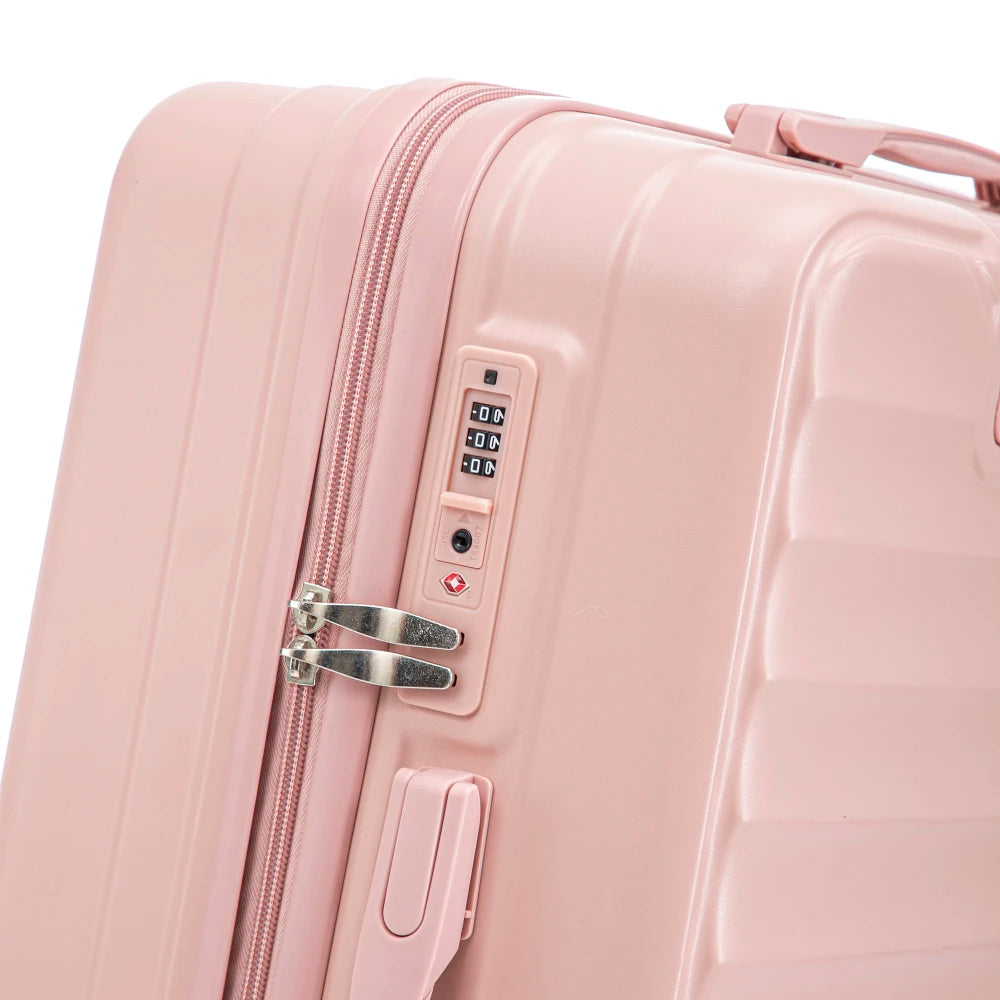 HIFINE TOURIST 20"/24"/28" 3 Pcs/set in ABS Spinner Wheel Luggage Carry on Suitcase Matching Color TSA Combination Lock