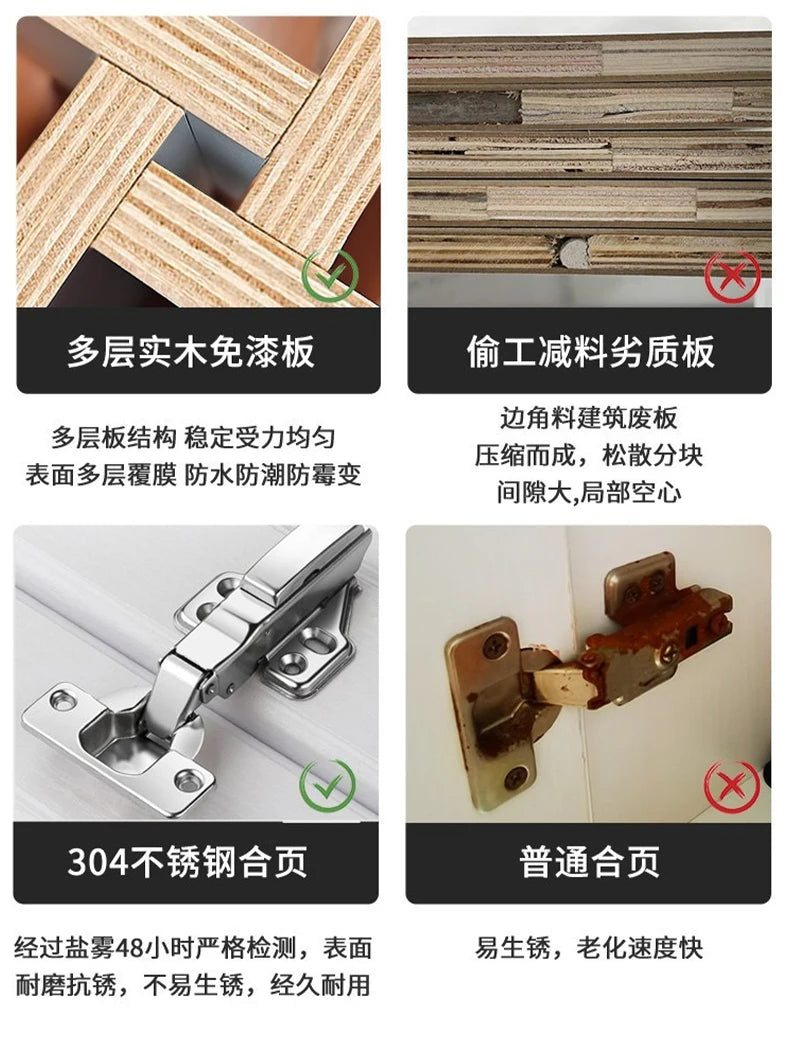 Nordic Luxury Smart Bathroom Mirror Cabinet Wall-mounted LED Light Anti-fog Bathroom Mirror Simple Bathroom Furniture FYBC