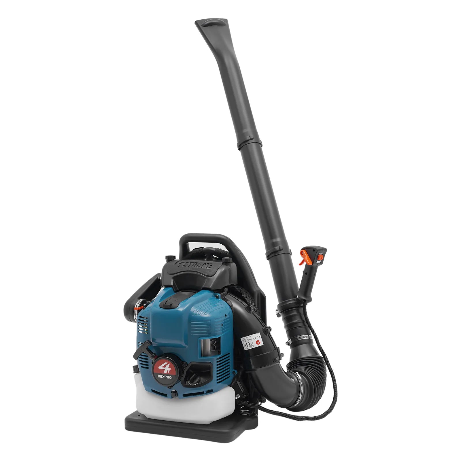 75.6CC  Backpack Leaf Blower, 4 Stroke Gas Powered Leaf Blower, with 498ft ³/s Powerful Blowing, 1.9L Large Fuel Tank