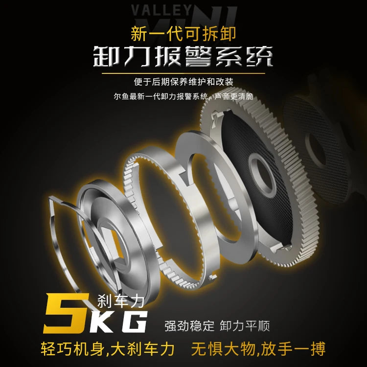 ERYU Mini 2025 Aluminum Alloy Baitcasting Reel with Magnetic Brake and 9+1 Bearings for Lure Fishing