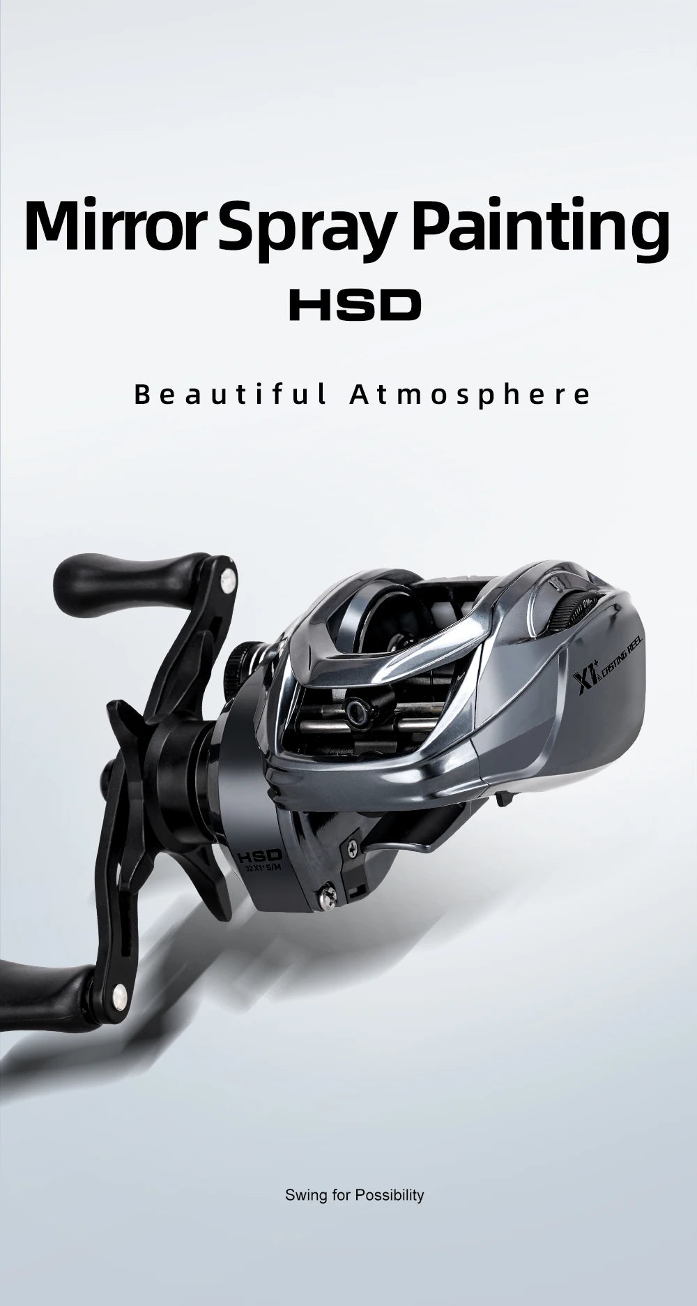 Histar X1 162g Full Ceramic Semi-ceramic, Stainless Steel  Bearings AT7 Aluminum Spool Baitcasting Fishing Reel