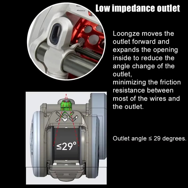 LOONGZE Airlite B100 B101 HG DBC-II Baitcasting Reel BFS Bait Finesse All Metal Magnetic Brake Casting Reel for Bass Trout